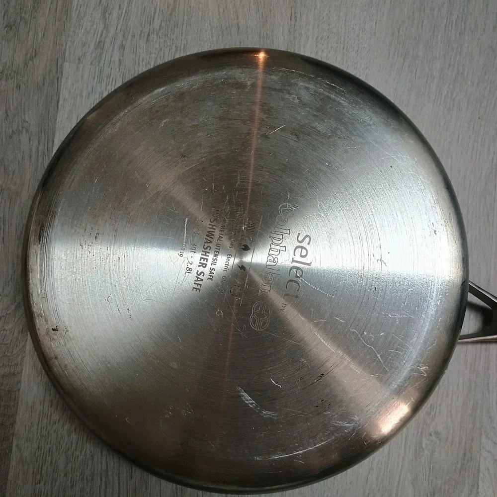 Calphalon Select Stainless Skillet 3 Quart 10 Inch 5003 No Lid